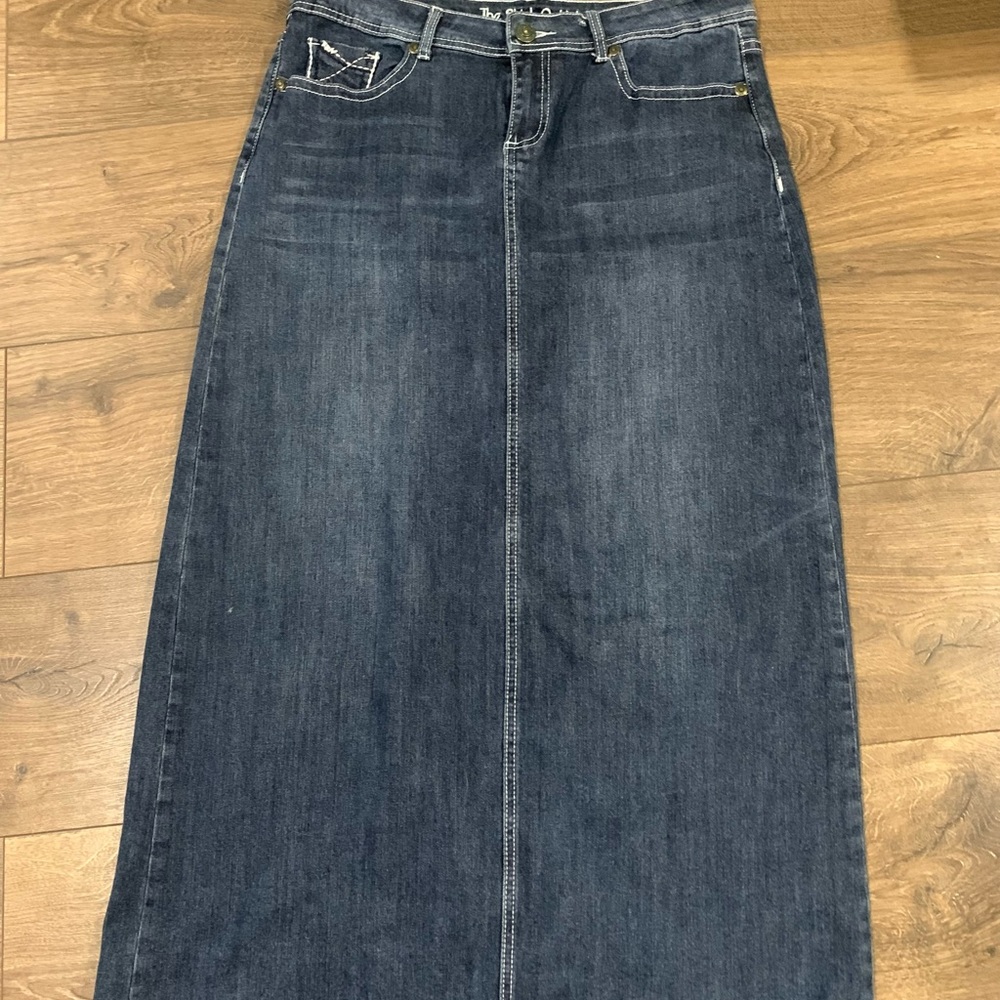Long Denim skirt
